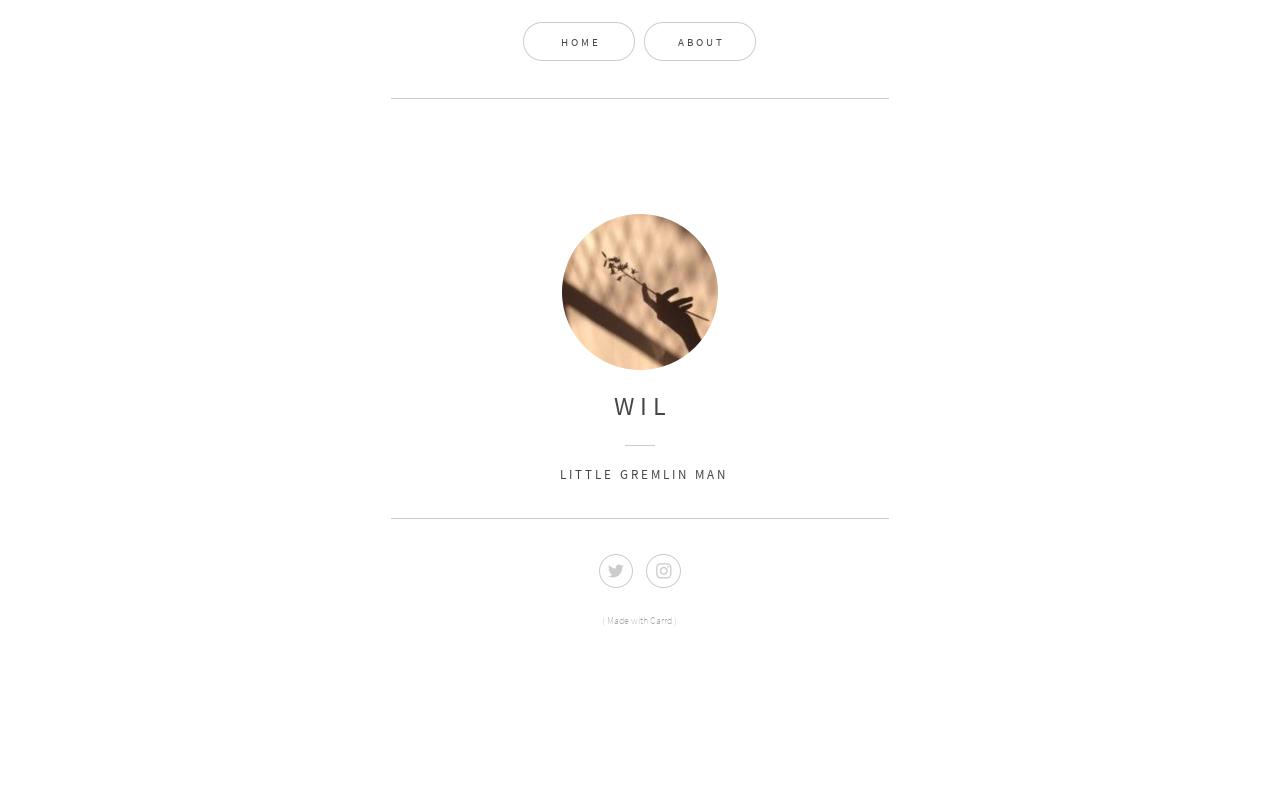 Carrd profile picture for @wil